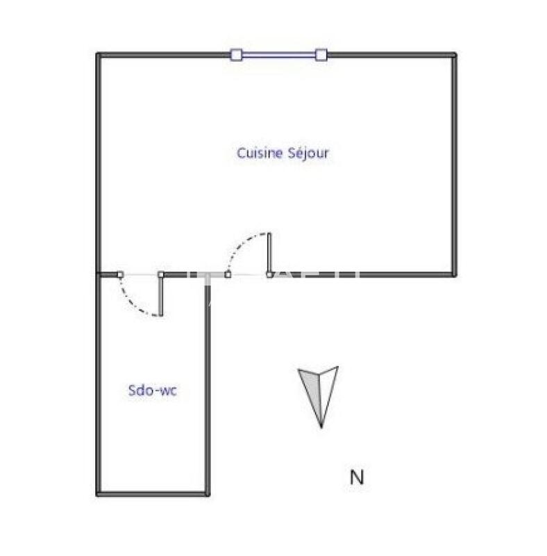 Appartement - 15 m² - 1 pièce