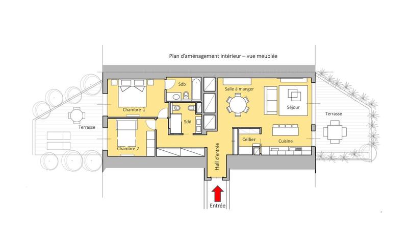 Appartement - 76 m² - 3 pièces