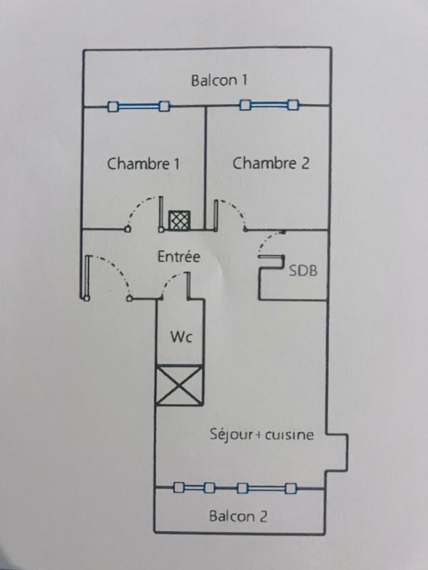 Appartement - 51 m² - 3 pièces