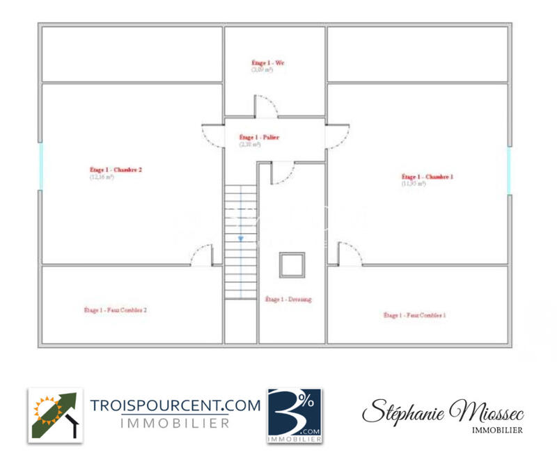 Maison - 96 m² - 4 pièces