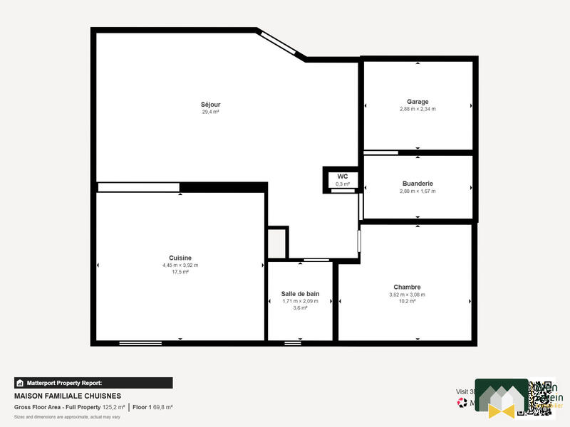 Maison ancienne - 87 m² - 4 pièces