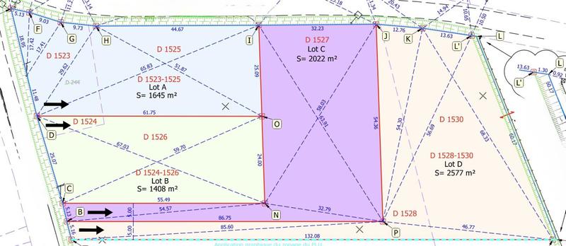 Terrain constructible - 2 577 m²