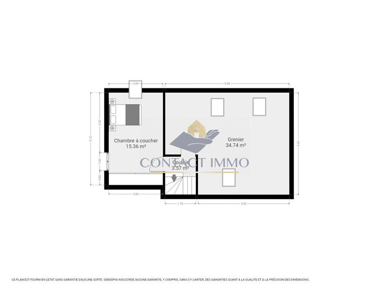 Maison - 77 m² - 3 pièces