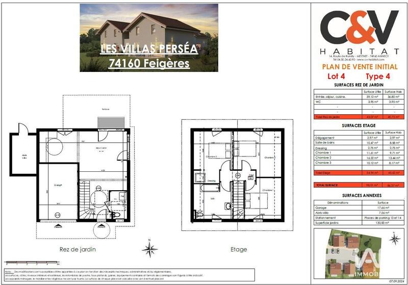 Maison - 100 m² - 4 pièces