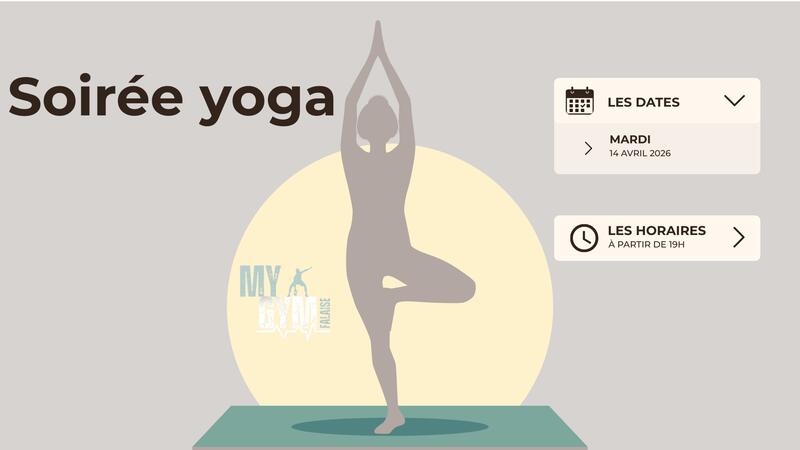 Soirée Yoga chez My Gym Falaise