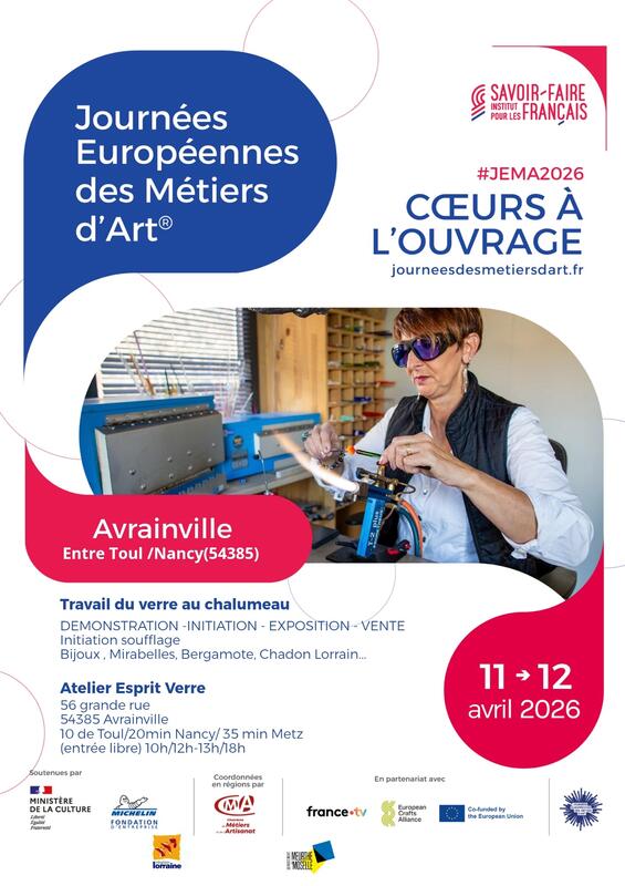 Journées Européennes des Métiers d'Art - Esprit Verre