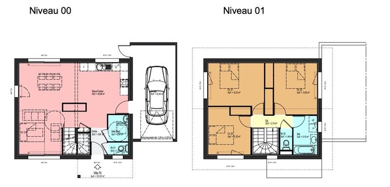 Maison - 102 m² - 4 pièces