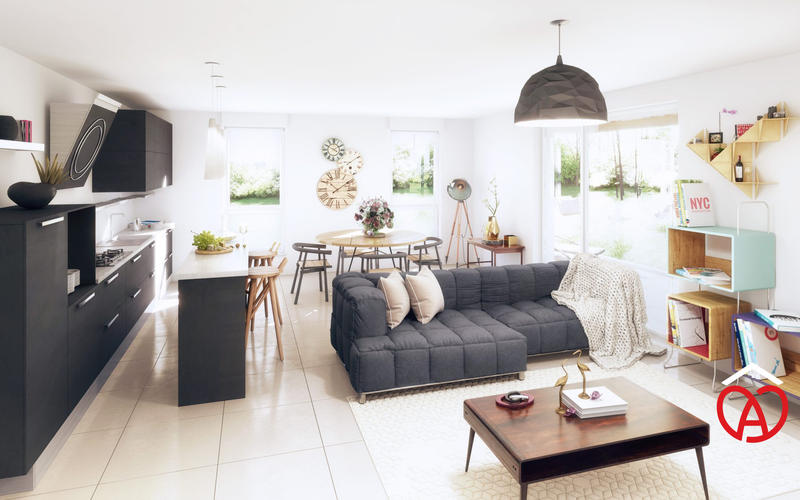 Appartement - 67 m² - 3 pièces