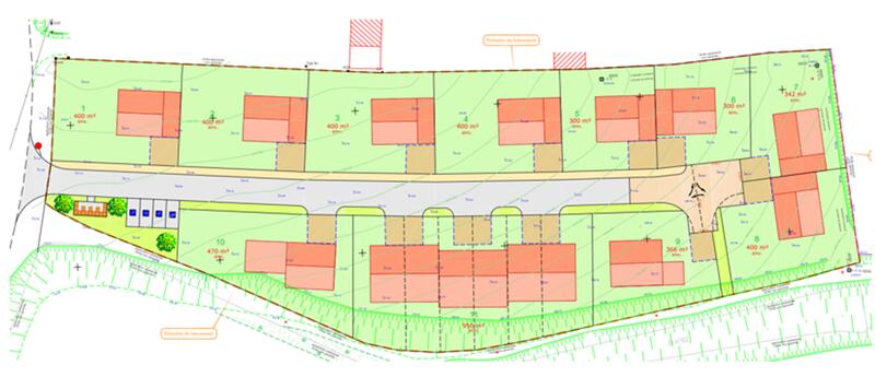 Terrain constructible - 300 m²