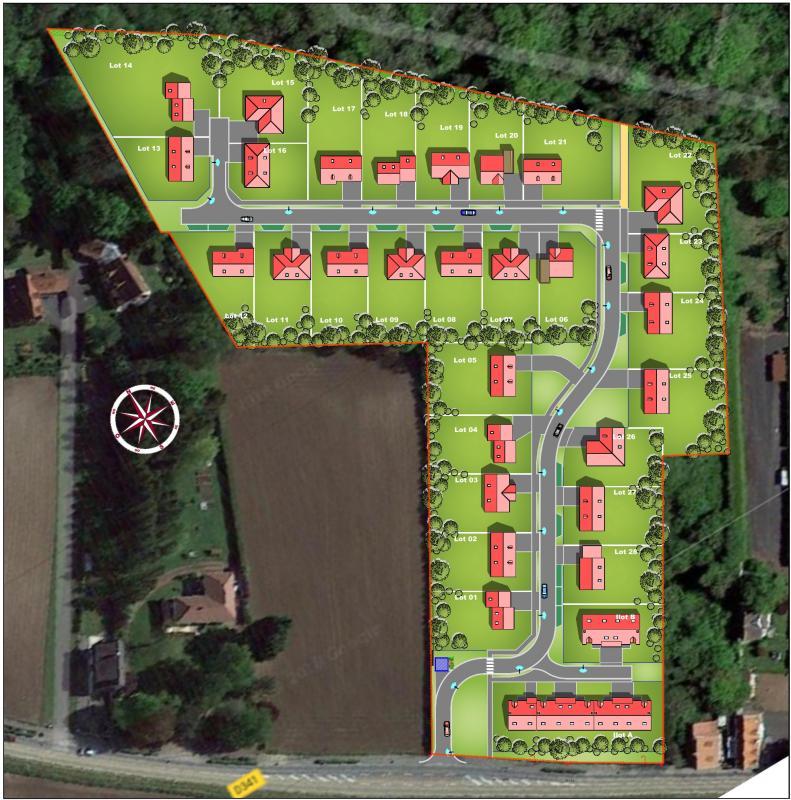 Terrain constructible - 579 m²
